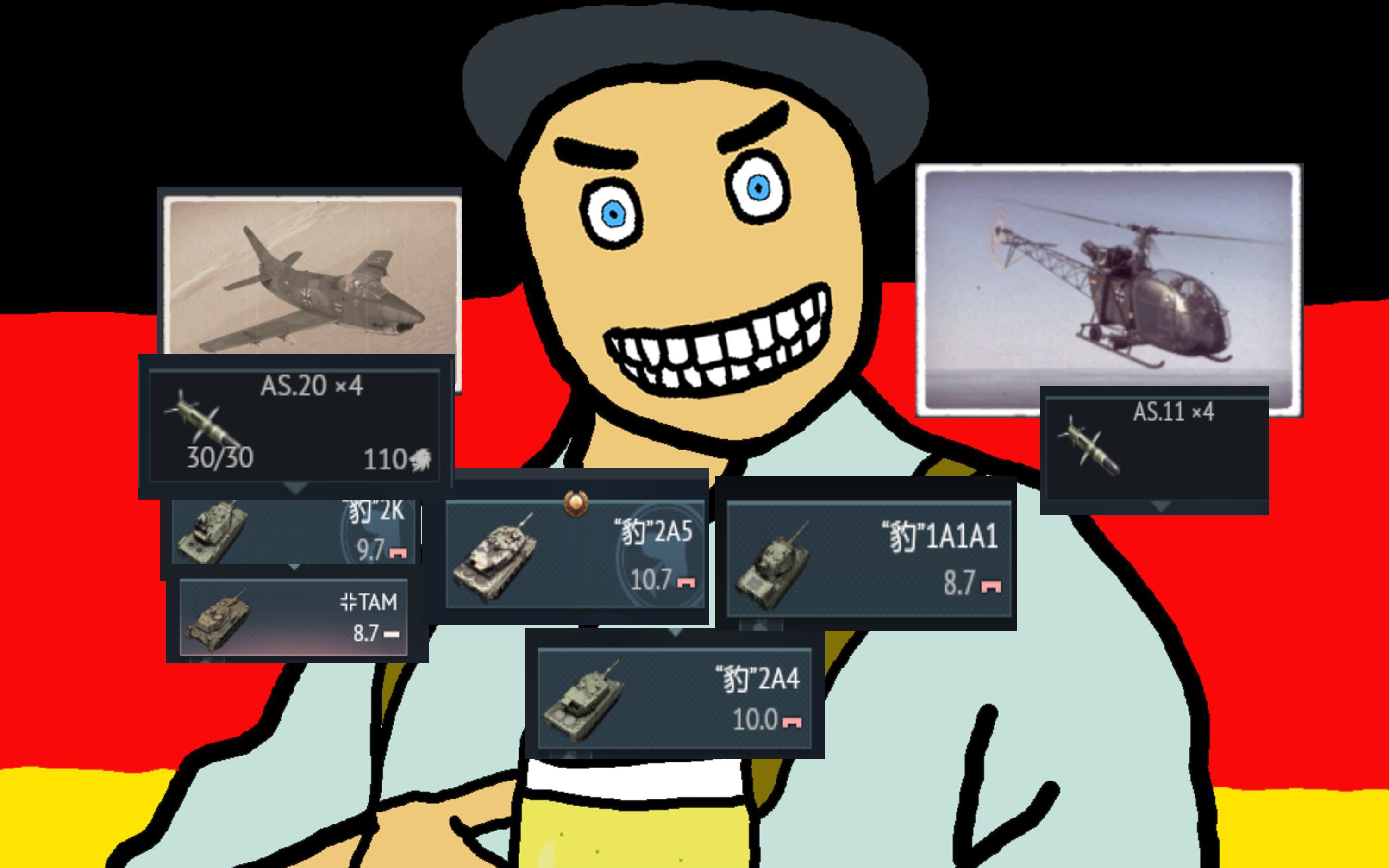 战争雷霆德系顶级次顶级陆战历史高光剪辑_哔哩哔哩 (゜-゜)つロ 干杯