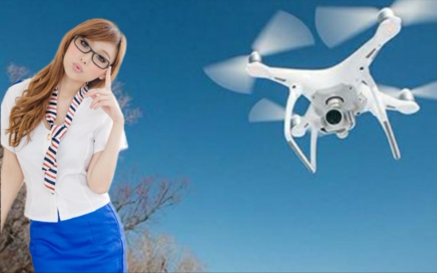 城管小姐姐,无人机硬核唱歌,不上不上我不上你的当!