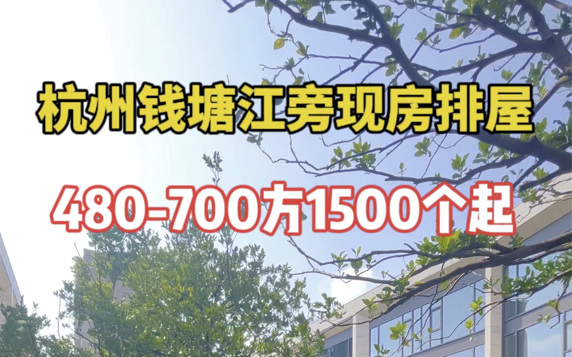 杭州西湖区五云山脚下排屋钱塘江边现房面积480700方价格1500万起地上4层地下2层花园345方地下室300方5.7米高三个大露台南北通透毛坯房哔哩哔哩...