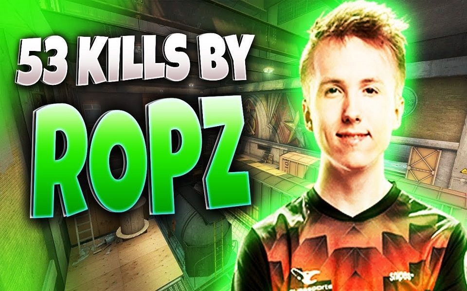 【csgo】ropz 53 kills on train @ fpl_哔哩哔哩 (゜-゜)つロ 干杯