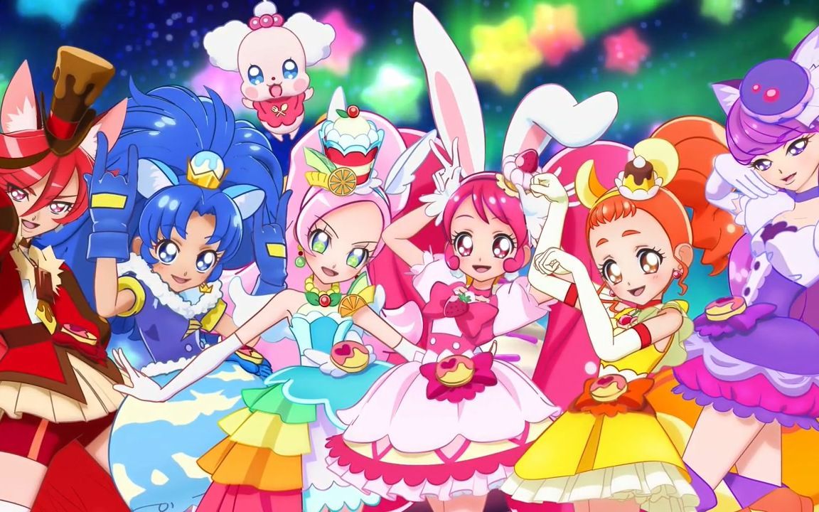 [图]【4K】 KiraKira☆光之美少女 A La Mode~OP「SHINE!! キラキラ☆プリキュアアラモード」