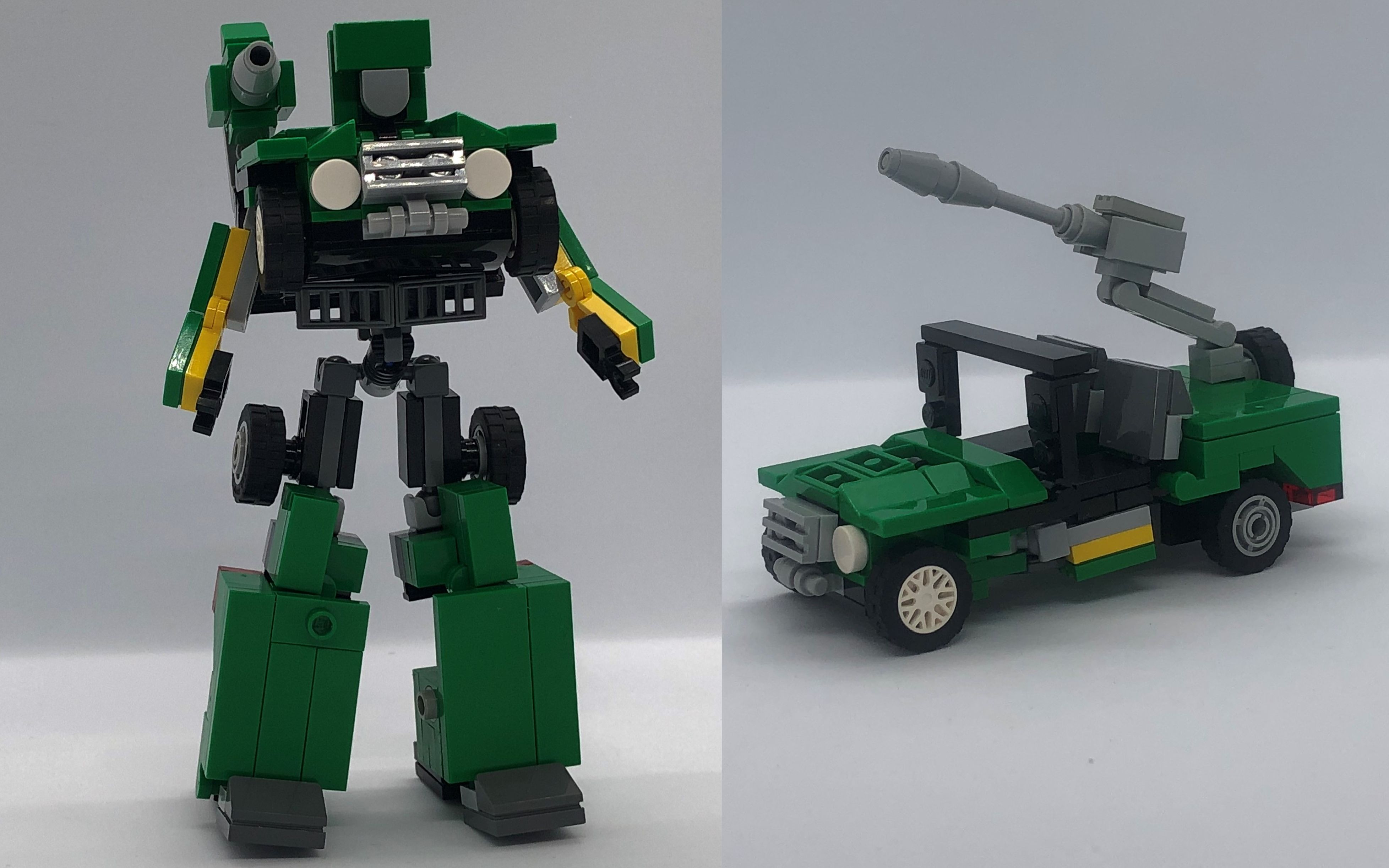 乐高moc变形金刚g1探长