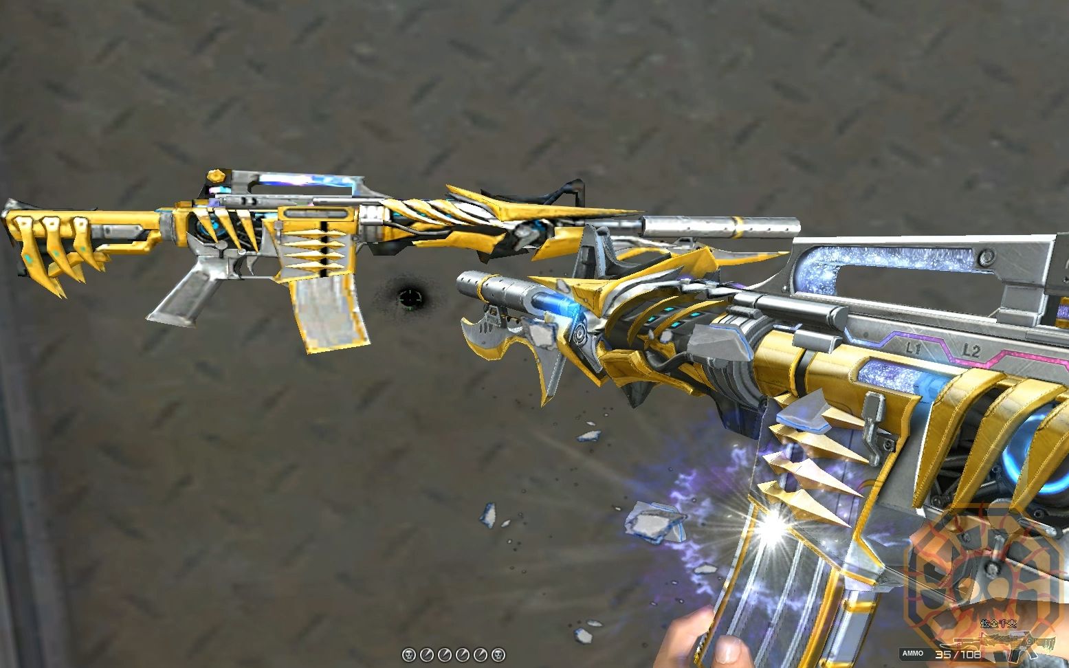 cf穿越火线国服炫金千变m4a1silencerprismbeastimperialgold测试版