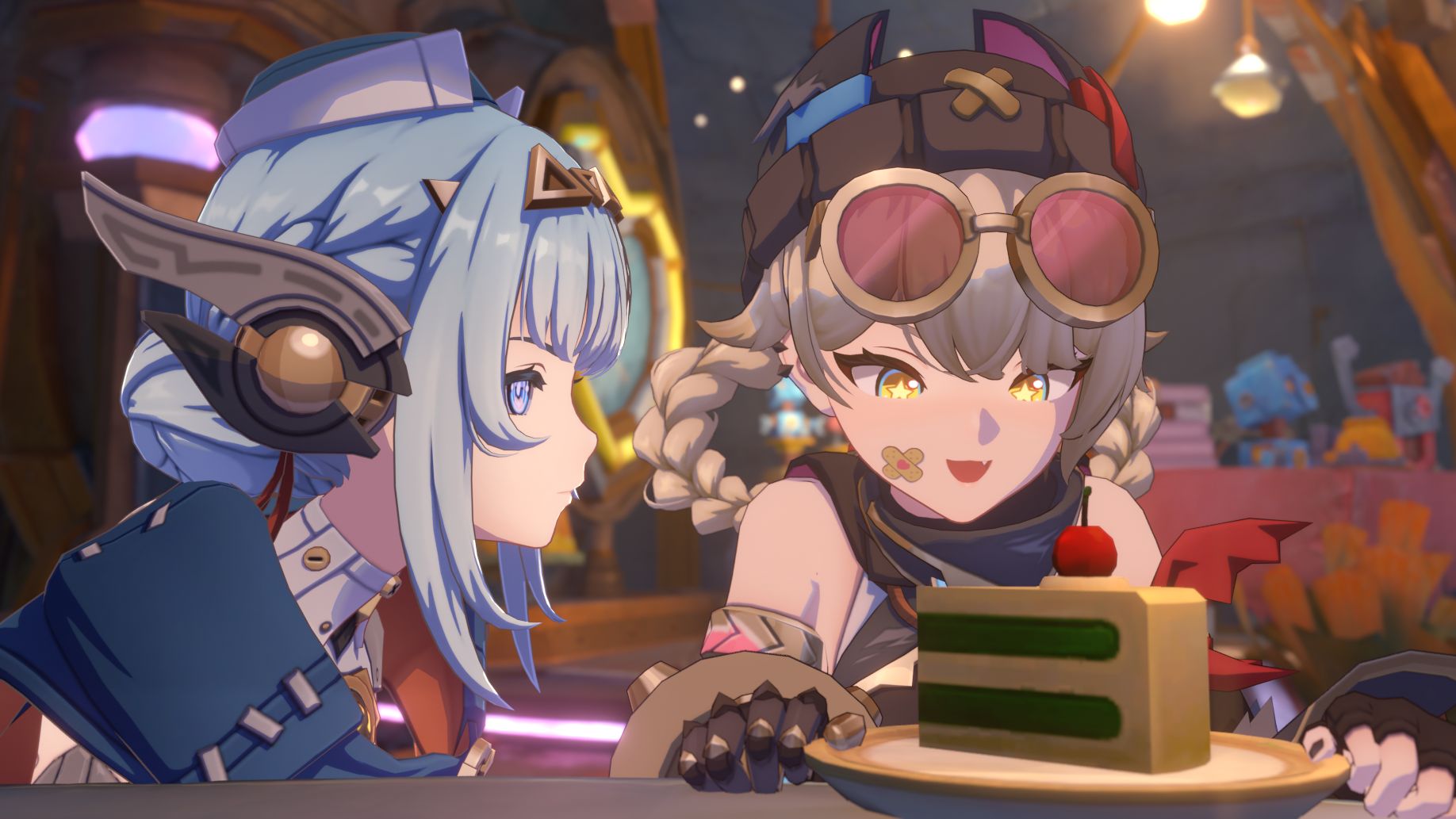 把甜品拿过来，伊涅芙不会知道的