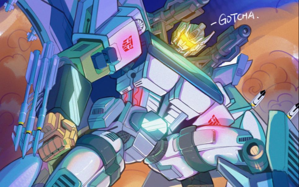 【变形金刚原创角色】zephyrus和风/拉斐尔 oc绘画过程 原创机设_哔哩