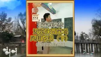 Скачать видео: 董宇辉文旅：游览陕西宝鸡凤翔东湖（下）（20241010）