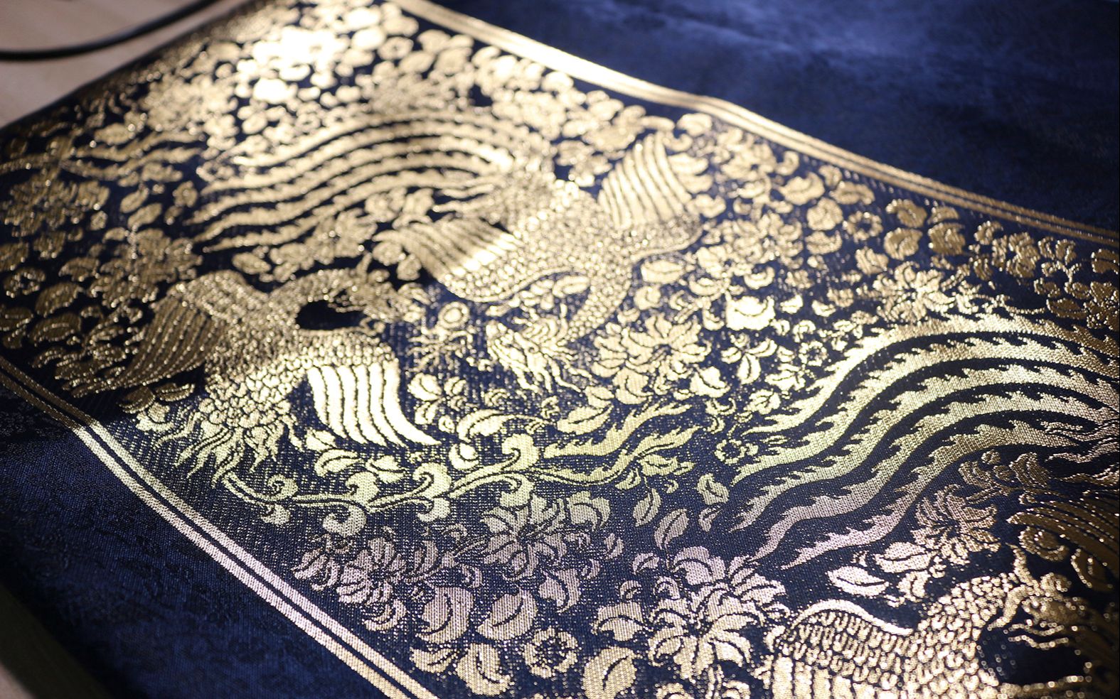 【鸾凤和鸣】织金纱 布料开箱 青崖居传统服饰