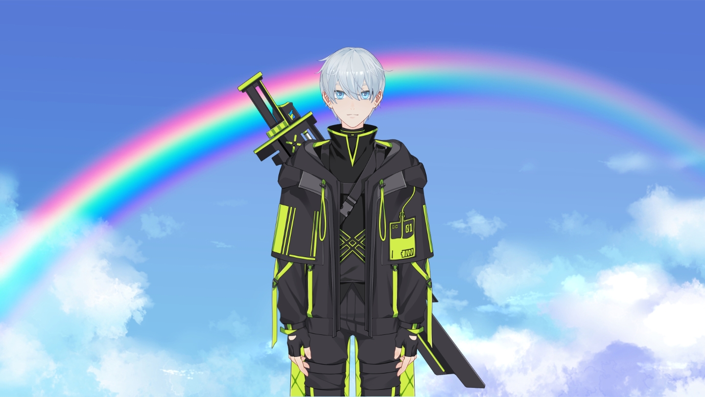 这是我在b站的第一个虚拟人物形象,谢谢.