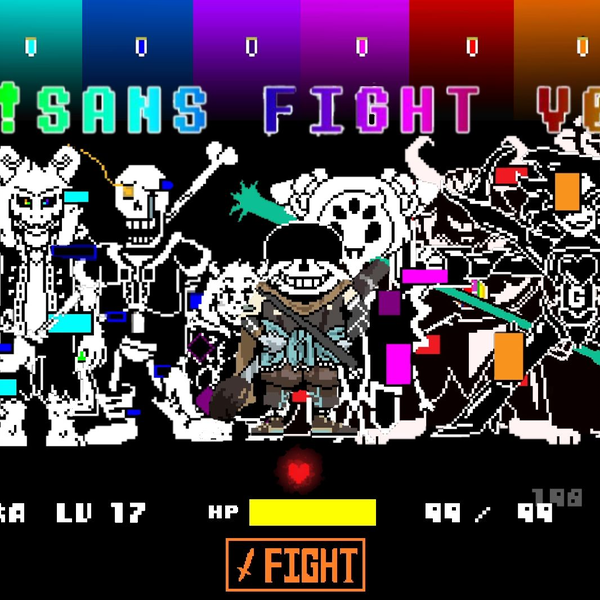 Ink!sans Fight v0.39 official Phase1&2 & HELL MODE【undertale fangame】 