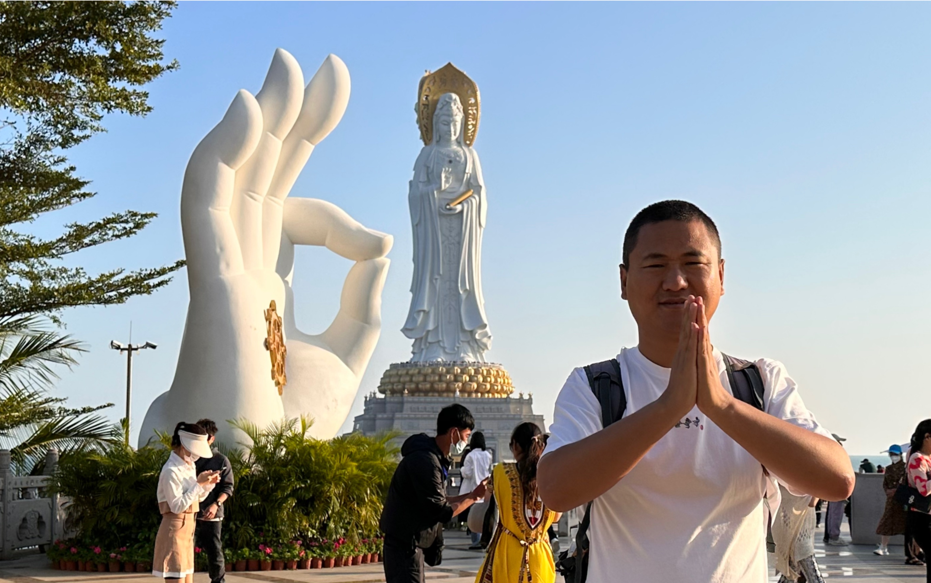 [图]三亚著名景点，南海观音，高达108米太壮观了