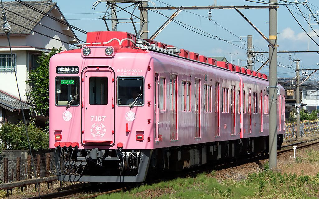 行走在海滨渔村的鲷鱼电车【4k 60fps_前面展望】南海电铁加太線