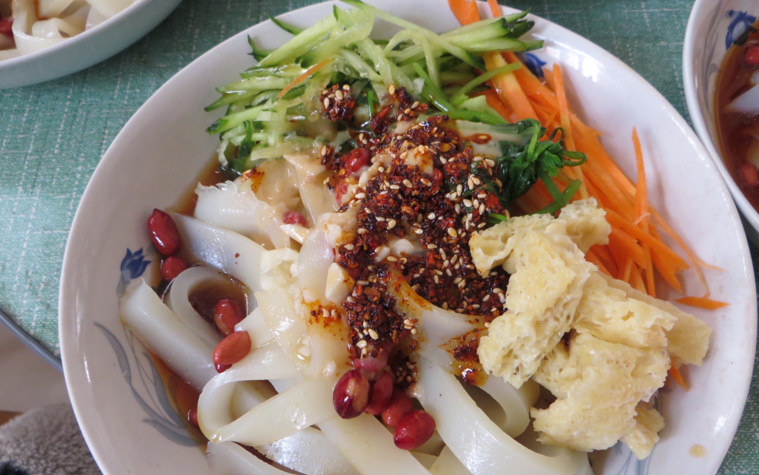 记在家制作凉皮#凉皮#居家的日子