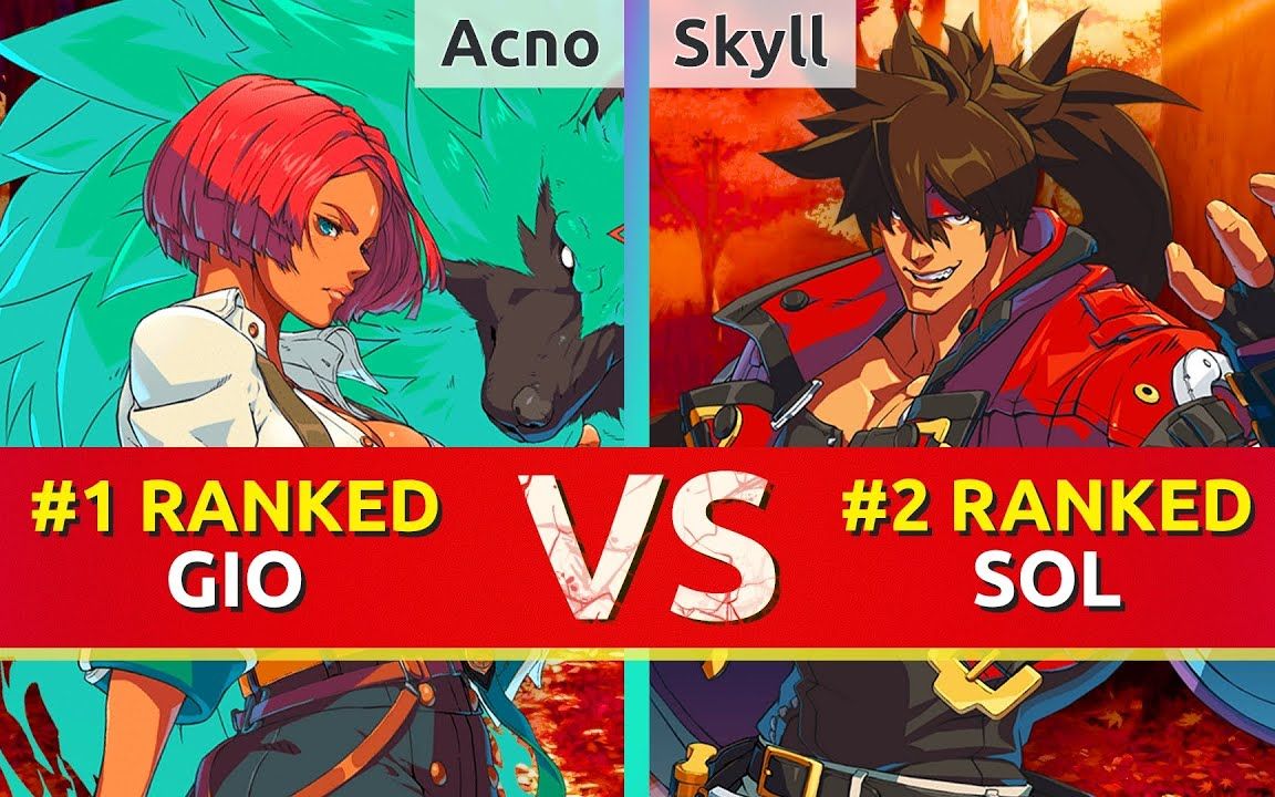 [图]罪恶装备strive ▰ Acno(#1 Gio) vs Skyll(#2 Sol) ▰ 2月10日