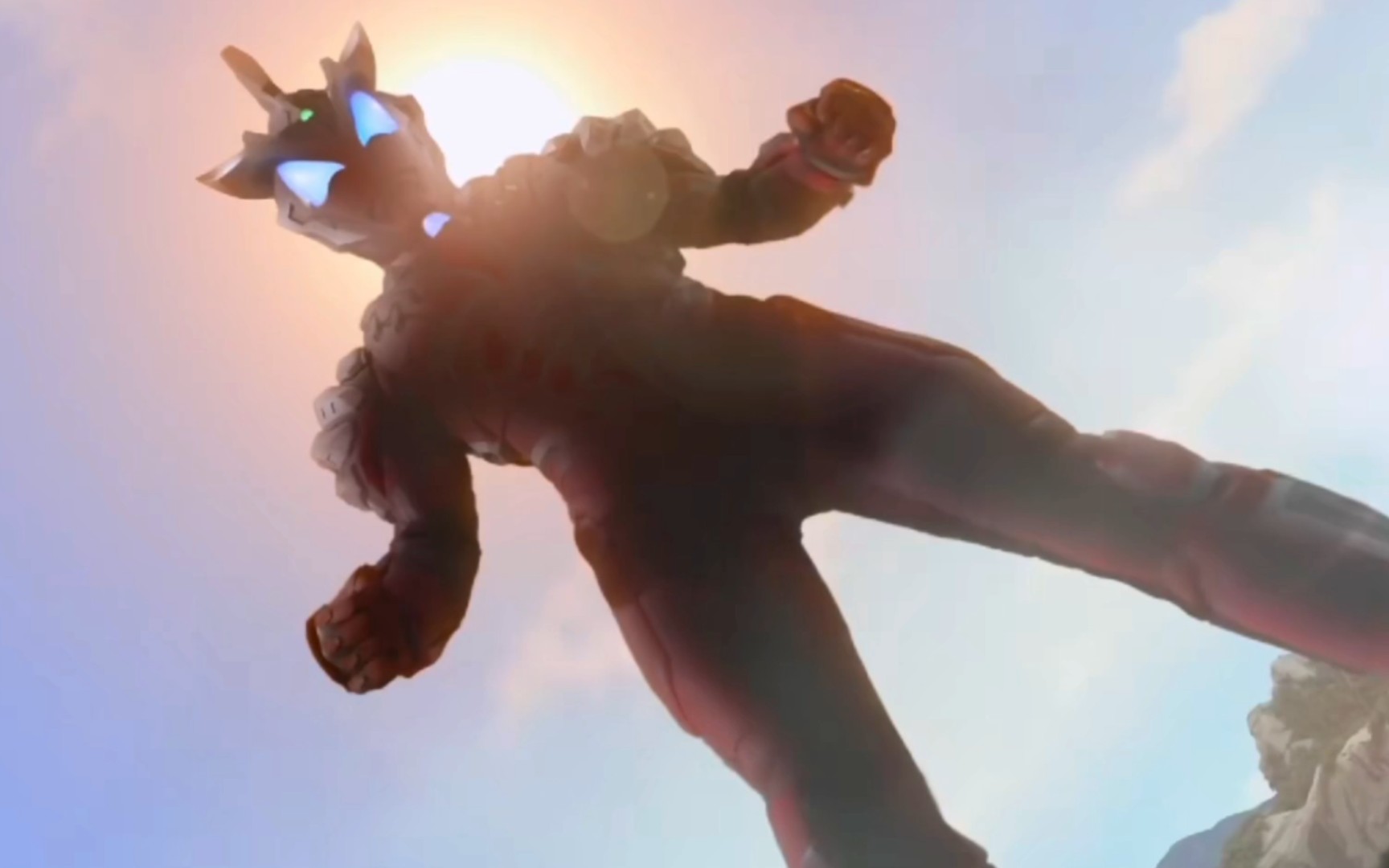 捷德奥特曼刚燃形态变身倒放