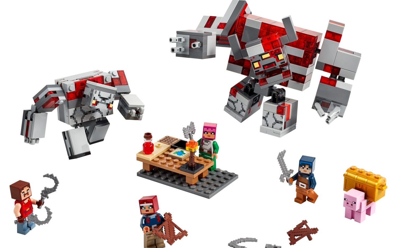 乐高lego21157我的世界红石战争2020速拼评测
