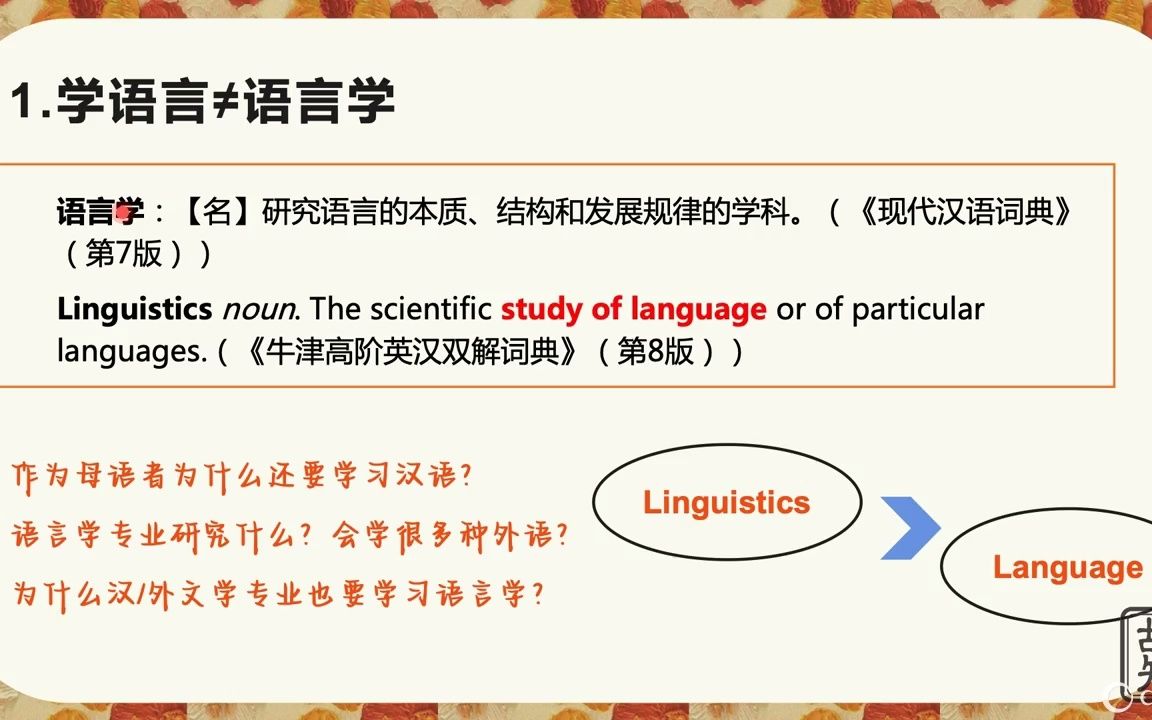 [图]语言学理论（纲要）考研复习如何学习更高效（博士学姐分享方法）