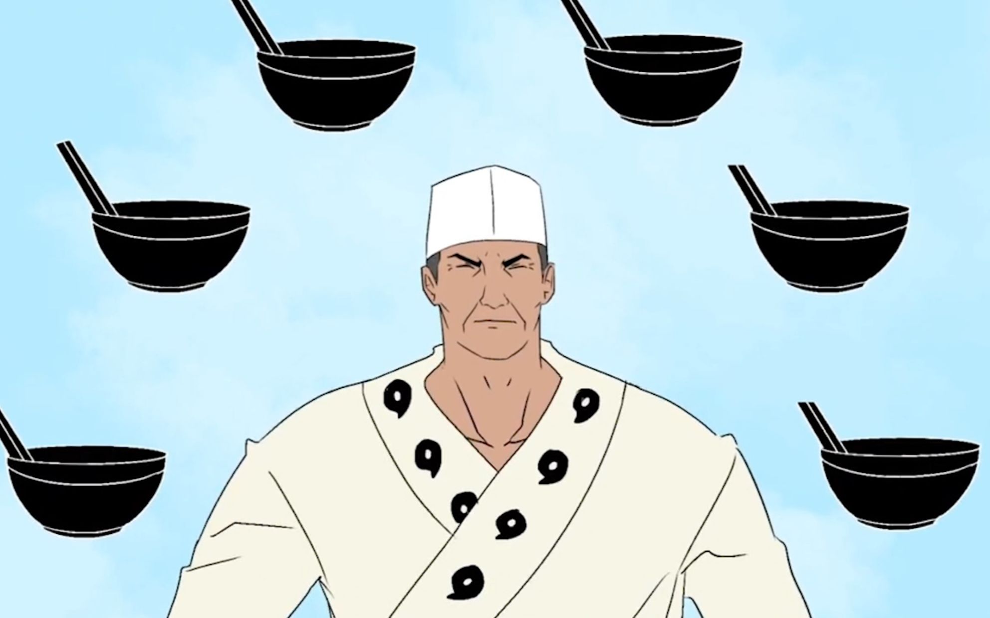 只因琦玉想吃霸王餐拉面,大筒木一乐不从居然怒开六道模式!