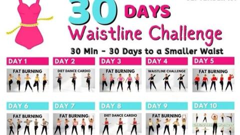 30 day tiny online waist challenge