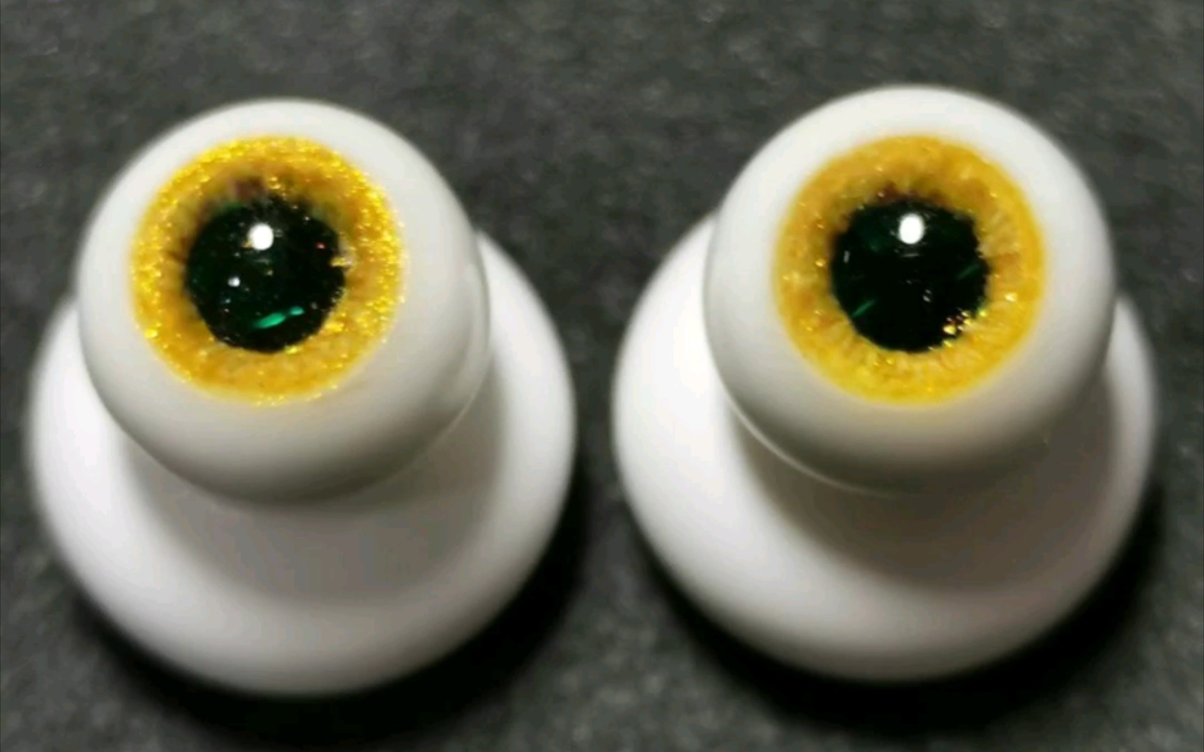 bjd树脂眼金绿钻石眼闪闪哒