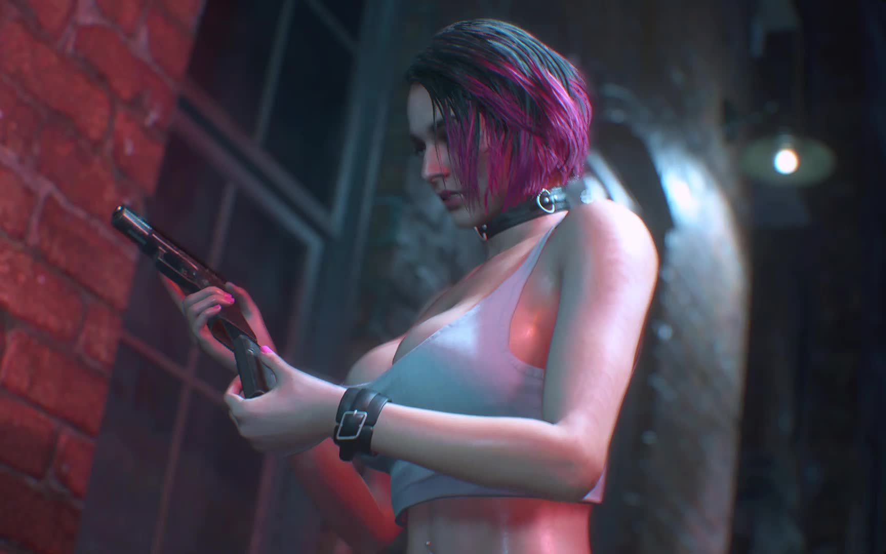 又来了!【生化危机3重制版】——吉儿学生妞mod2_哔哩哔哩_bilibili