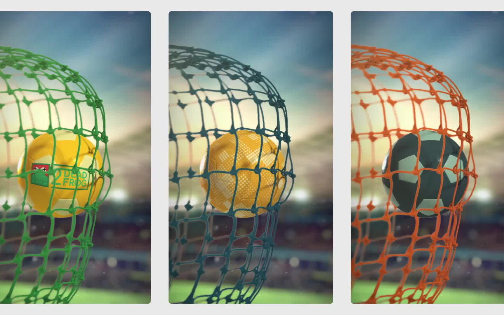 ae竖屏分辨率模板-足球进网特效的动态logo片头模板标识品牌商品店铺