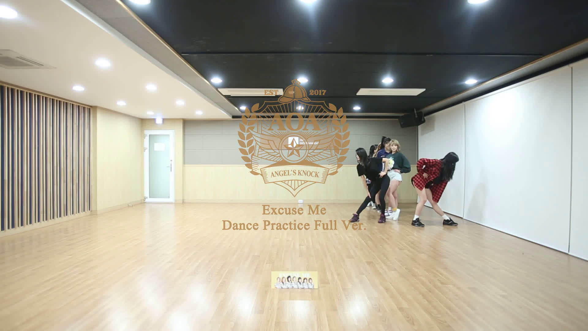 【 aoa】- excuse me 舞蹈练习室 完整版1080p