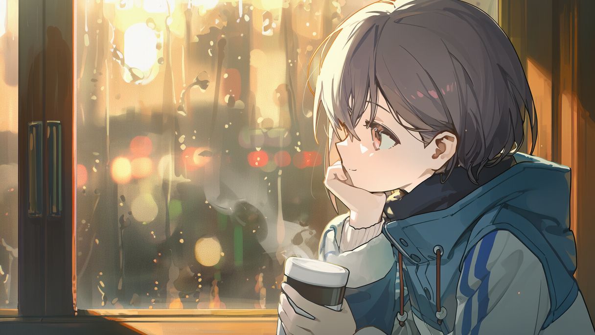【Citypop】AI高松灯-Rainy Saturday Coffee Break