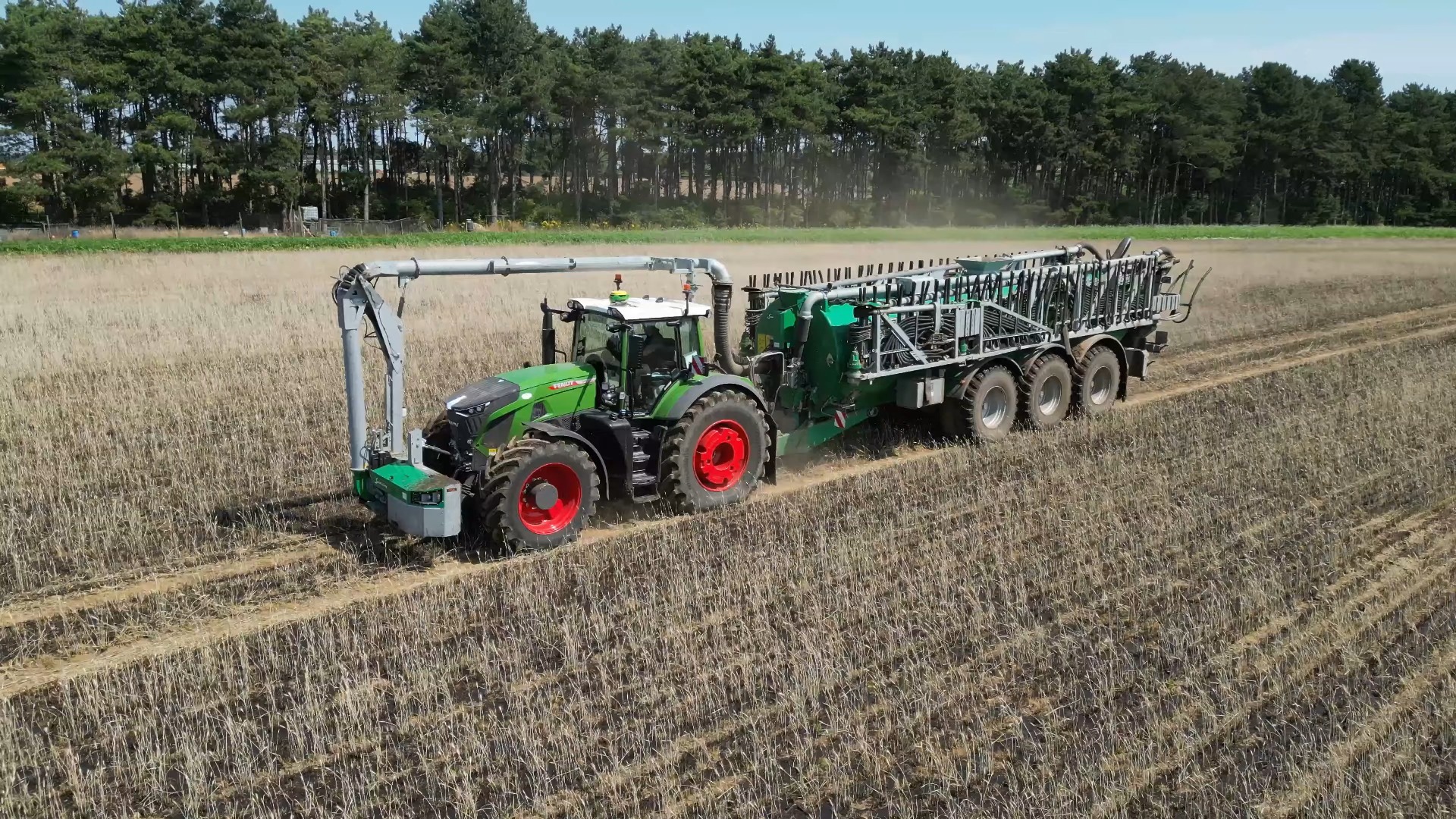 4K | Fendt 942 Vario+Samson PG II 35三轴泥浆罐车,带36米滴水软管吊杆哔哩哔哩bilibili