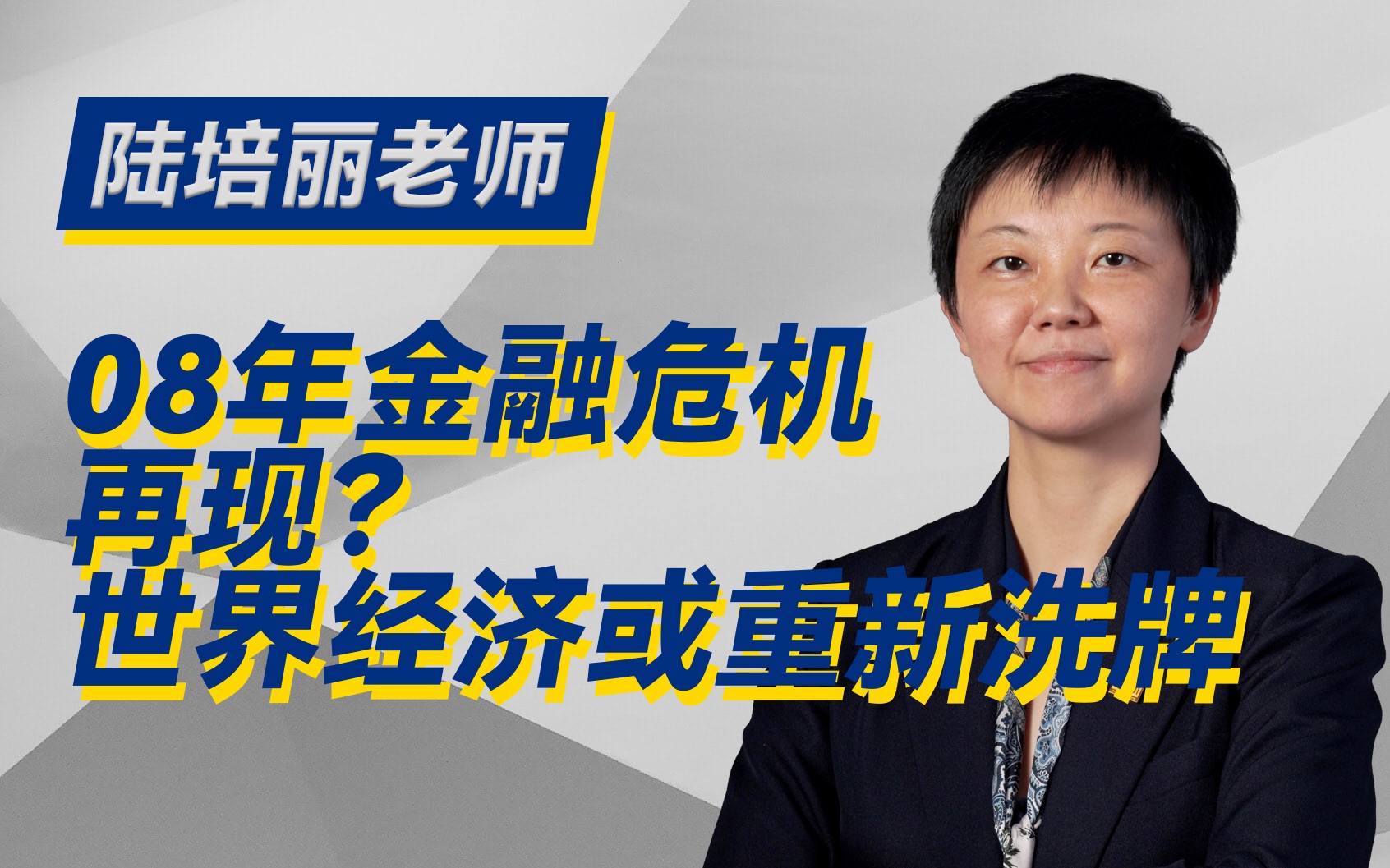 前高盛高管谈08年金融危机,金融风暴还会席卷全球吗?哔哩哔哩bilibili