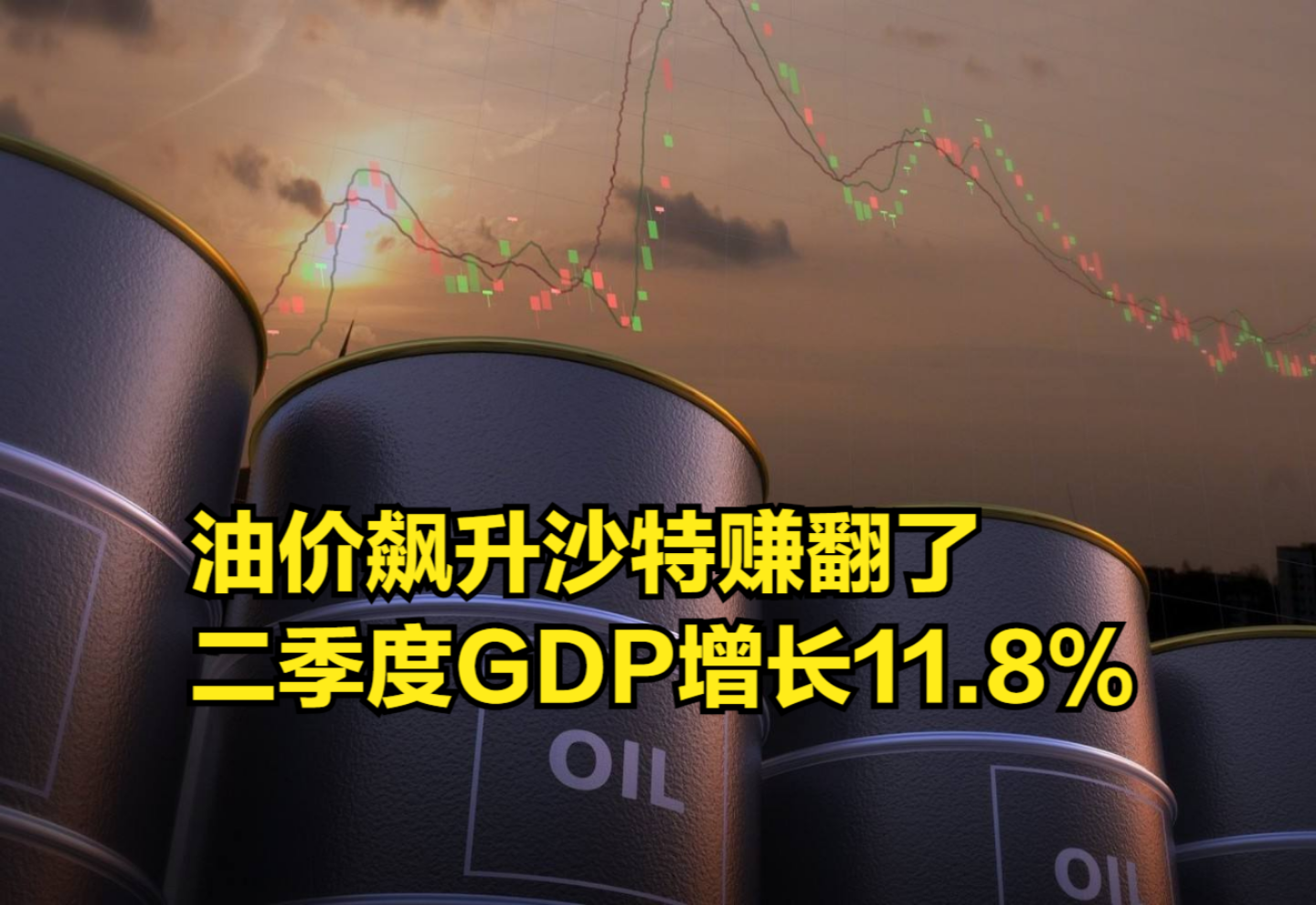 油价飙升沙特赚翻了,二季度GDP增长11.8%,全年预计猛增19%哔哩哔哩bilibili