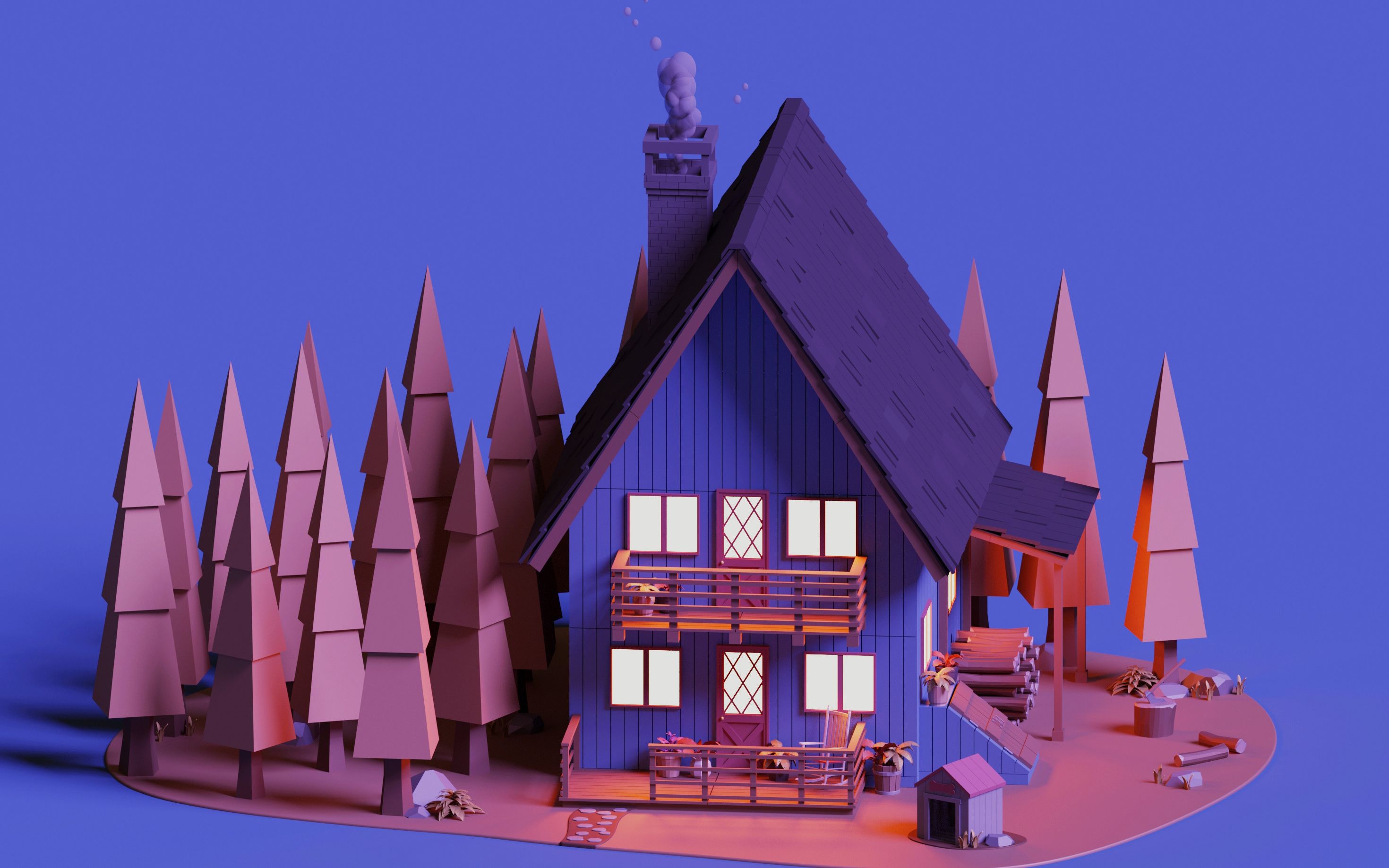 【3dmax建模】房屋场景:从拉box开始教你如何制作房子场景模型,3dmax