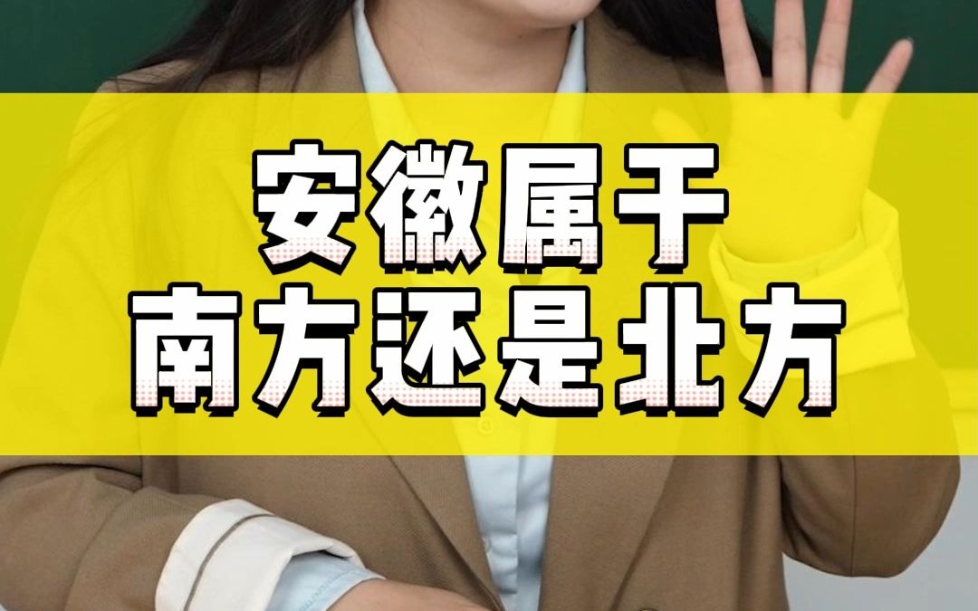 安徽到底属于南方还是北方?哔哩哔哩bilibili