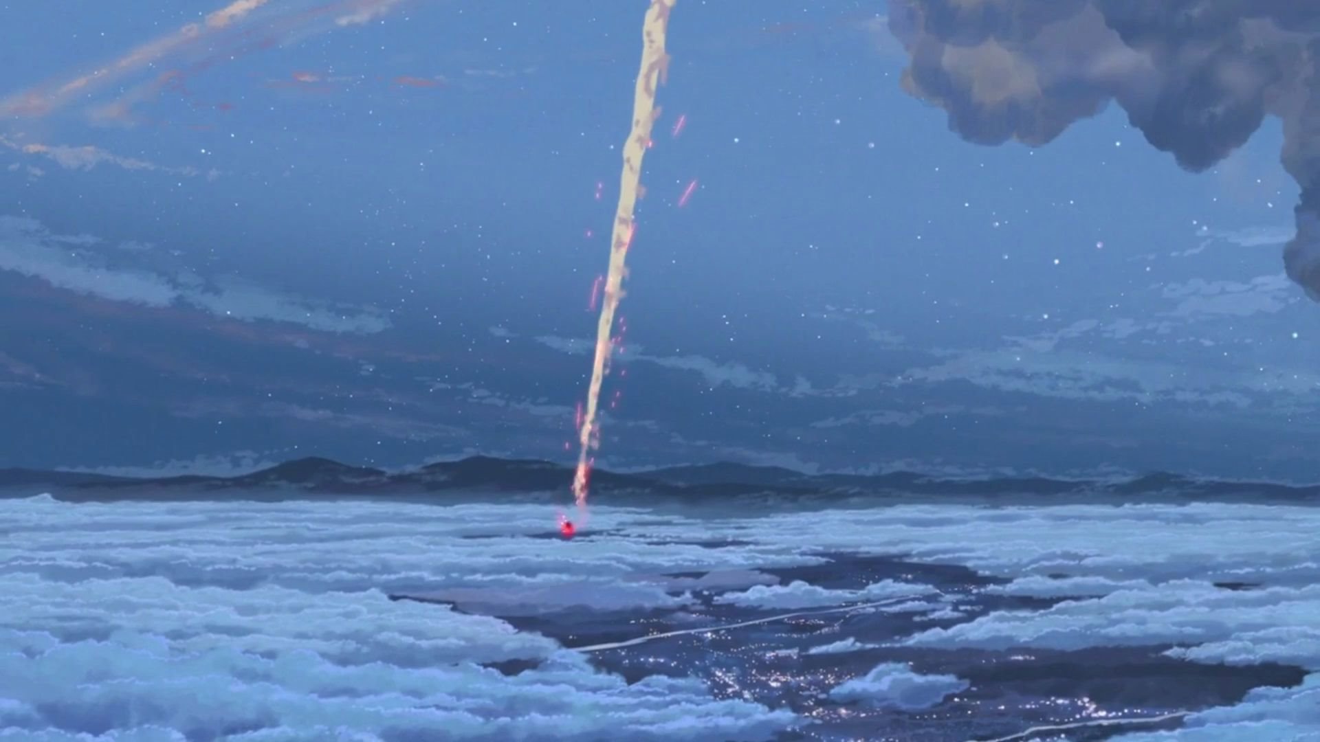 你的名字 流星划破天空_哔哩哔哩 (゜-゜)つロ 干杯~-bilibili