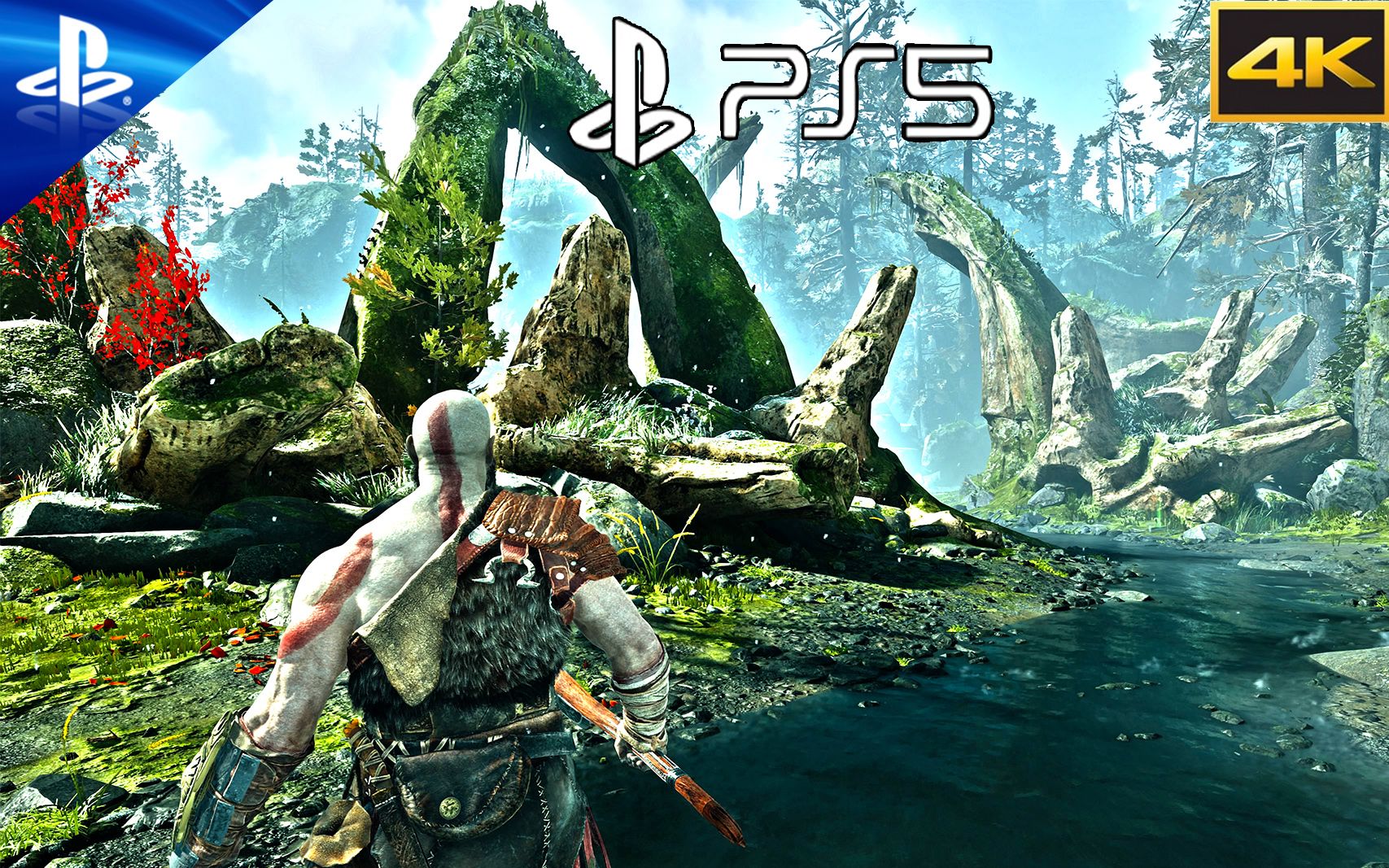 [PS5] 战神 4 - 诸神之战？超精彩的BOSS战斗(4K画质 HDR)_战神4_演示
