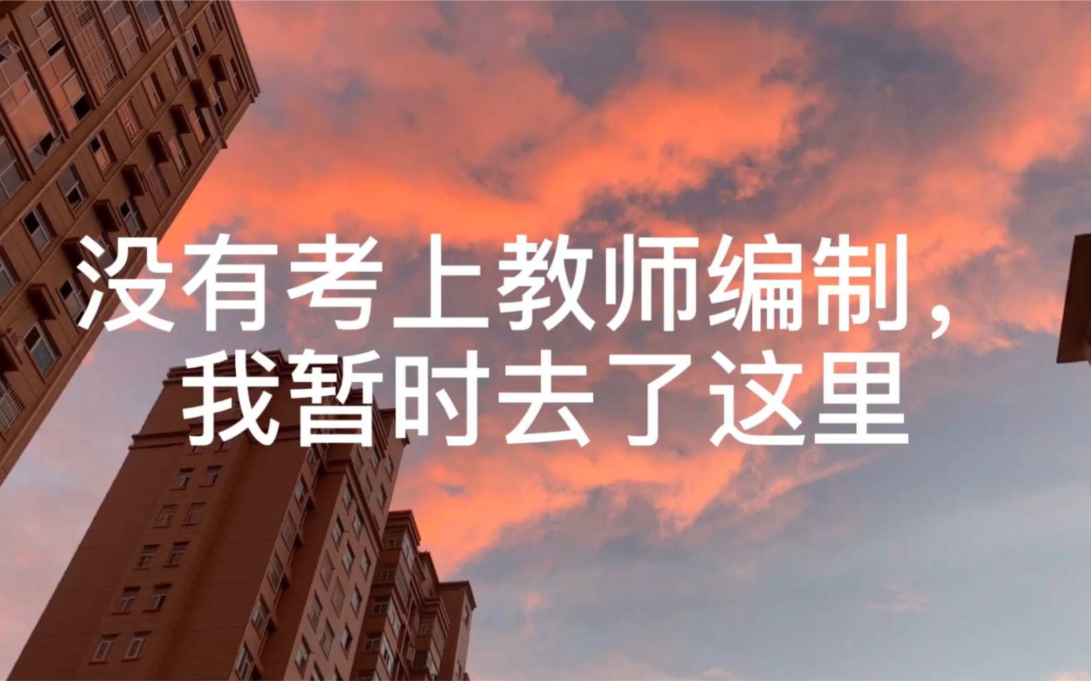 没考上教师编制我的选择是这样的