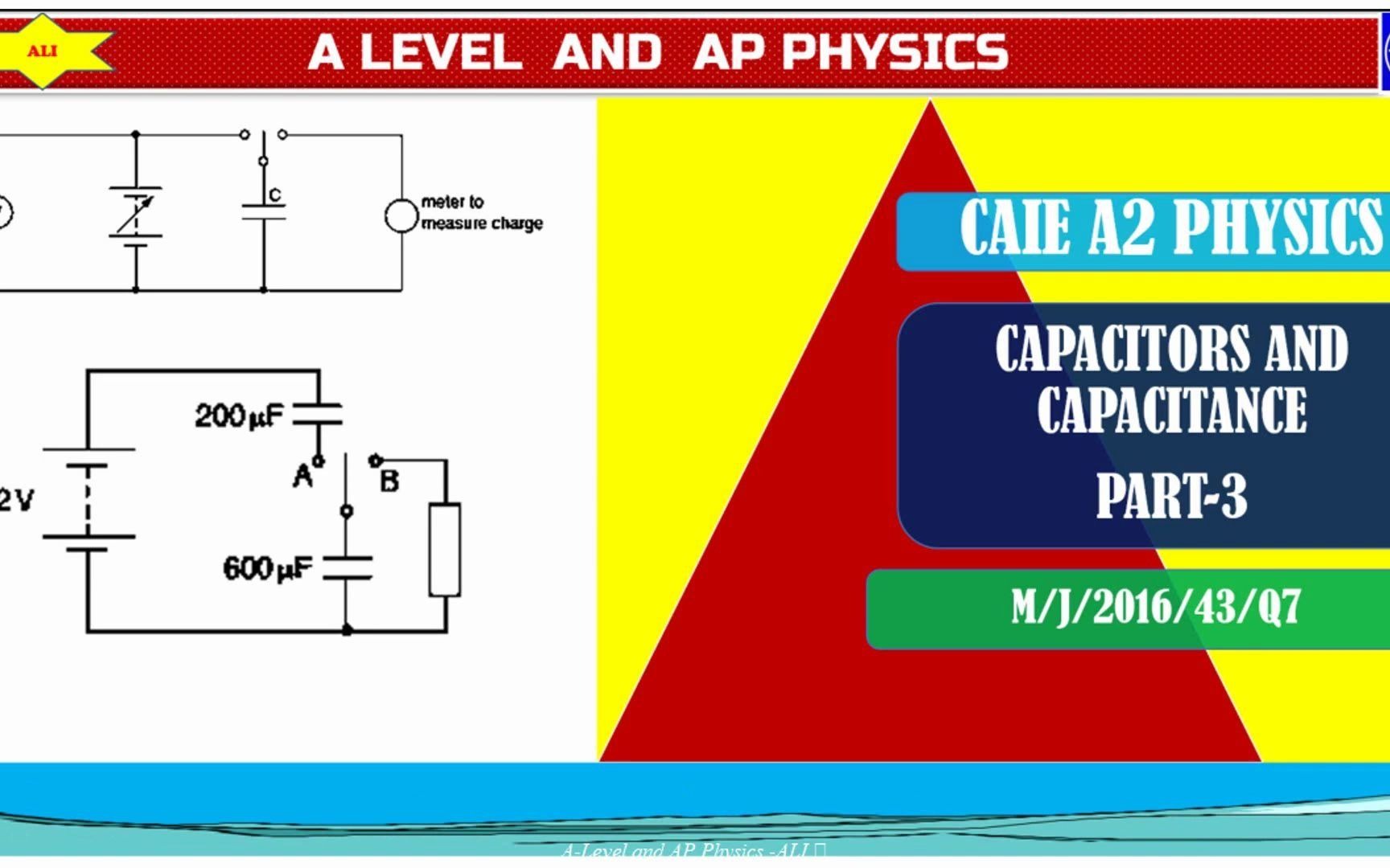 Cie as and a level physics past papers solution capacitance part 3 m j