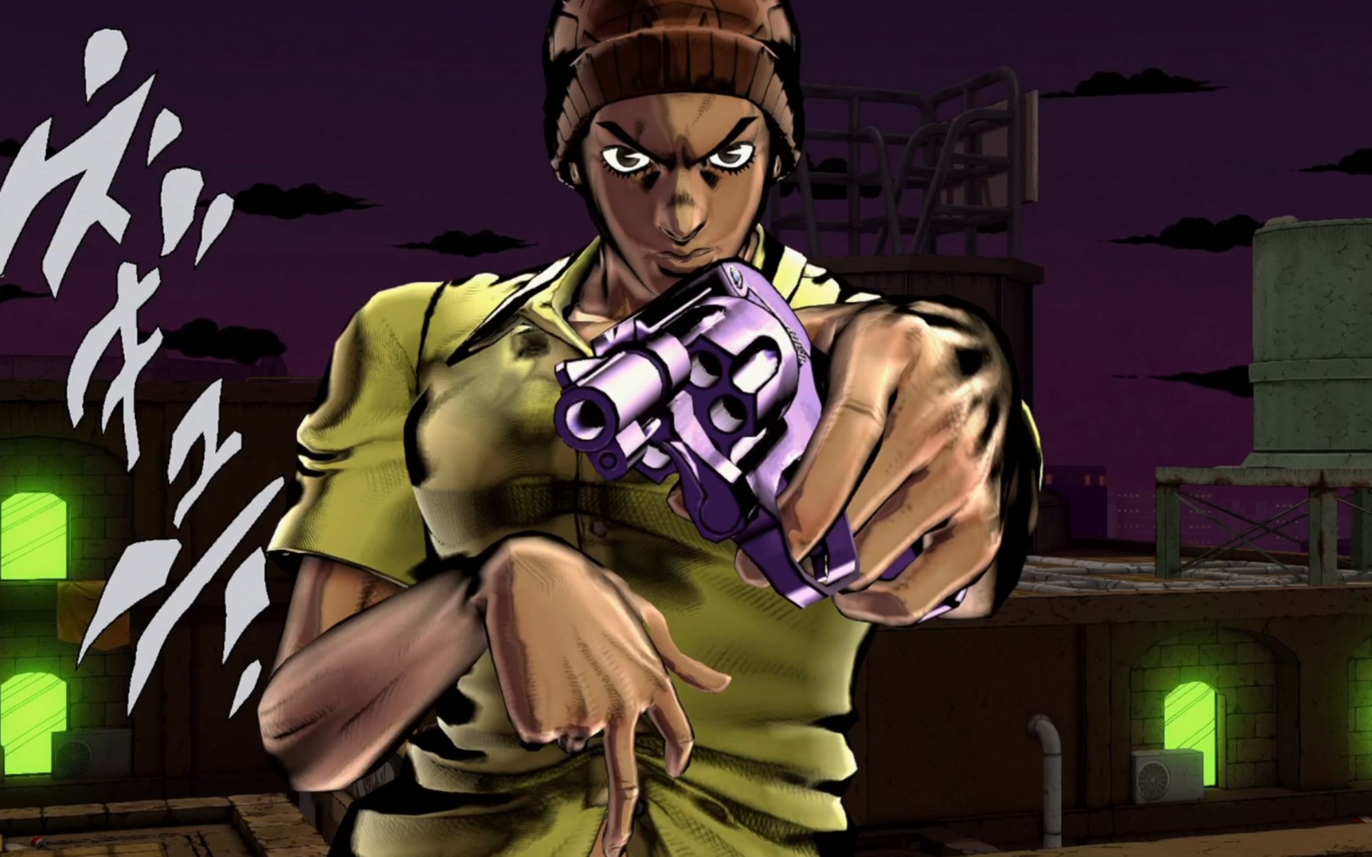 【jojo天堂之眼】米斯达&纳兰迦vs荷尔荷斯&佩特夏