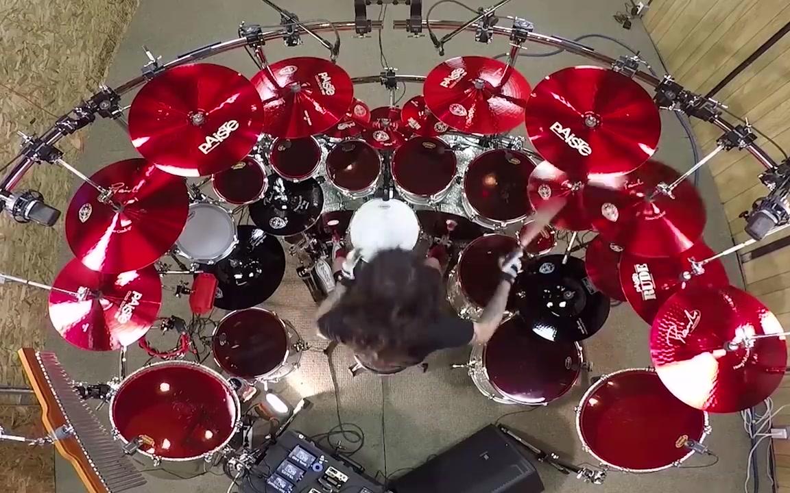 [图]【搬运】神仙打鼓！AQUILES PRIESTER - The Temple of Hate (Angra) HD Resolution 架子鼓演奏