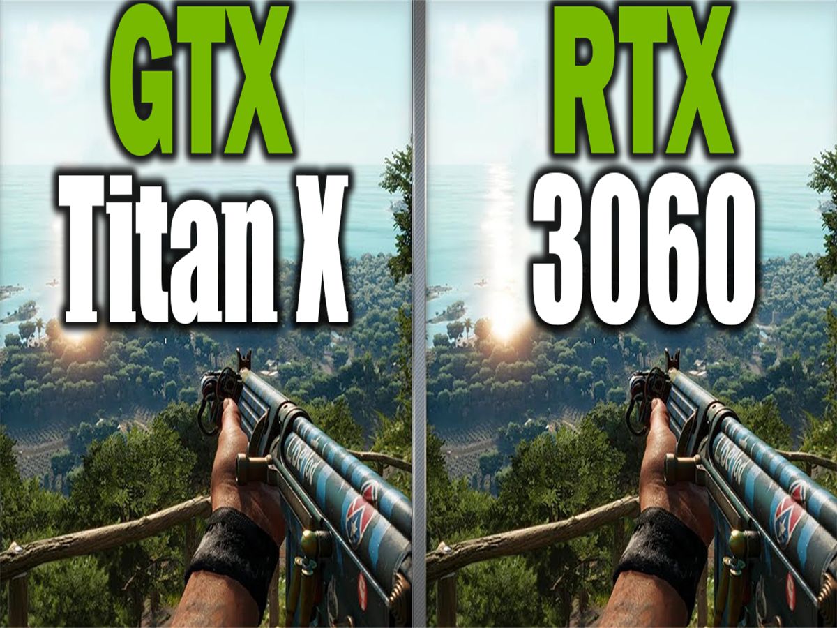 [图]GTX Titan X 12G vs RTX 3060 12G  显卡对比（1080P分辨率测试，CPU为i9-14900K）4K视频