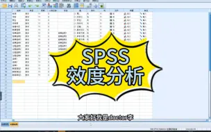 Download Video: SPSS数据分析～效度分析