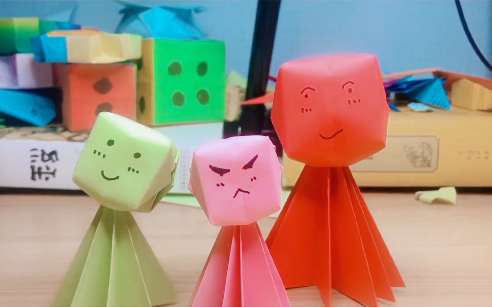 创意手工折纸万圣节篇:晴天娃娃的折纸教程来啦