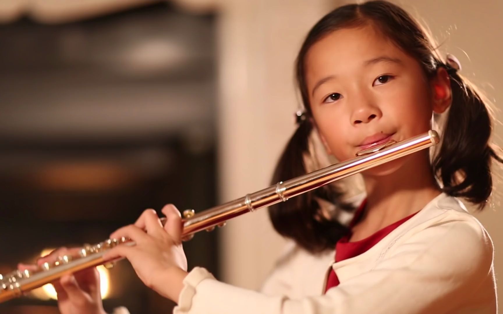 【长笛】9岁小女孩学习六个月,演奏电影《毕业生》插曲-斯卡堡集市