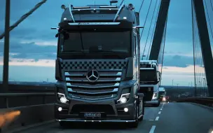 Video herunterladen: 【汽车鉴赏】梅赛德斯奔驰Actros 5 GigaSpace _ Truck-Styling von Jumbo