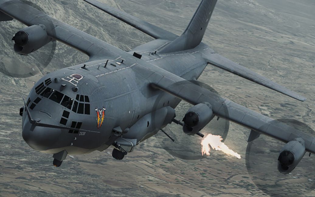 【这就是美国】ac-130重型攻击机!空中火龙,天降死神!