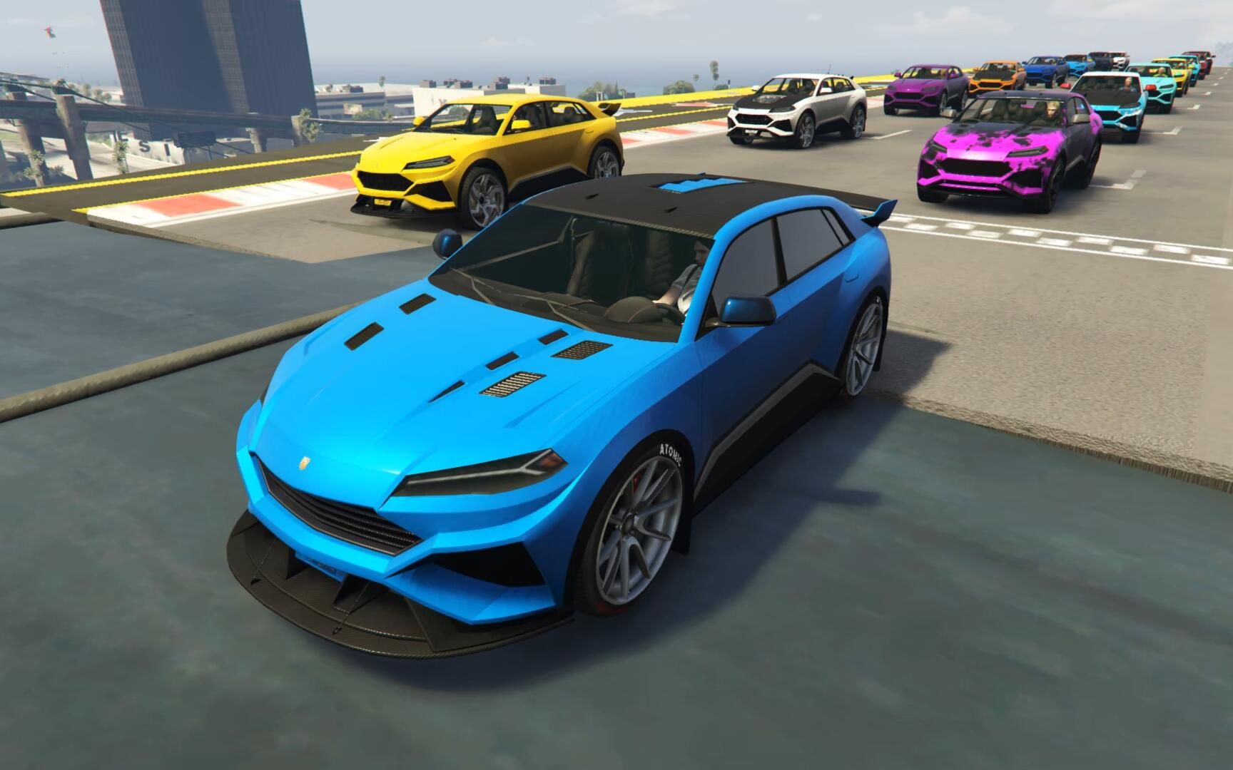 【乐美解说gta5】城市suv无板翻加火车头钻洞 这回我们把阿傻安排明白