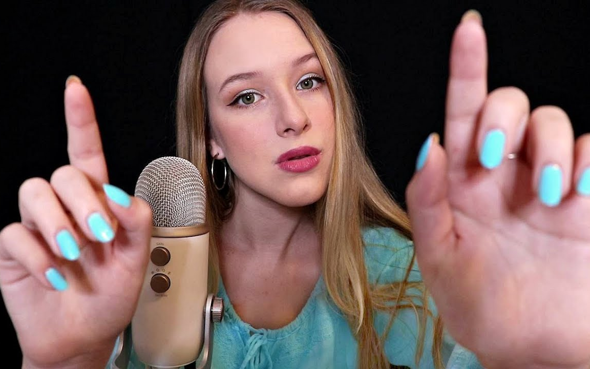 【diddly 耳音 助眠 催眠 自发性知觉经络反应】漂亮小姐姐 手的动作