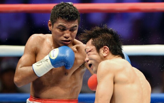 罗曼61冈萨雷斯 vs 八重樫东 场下视角