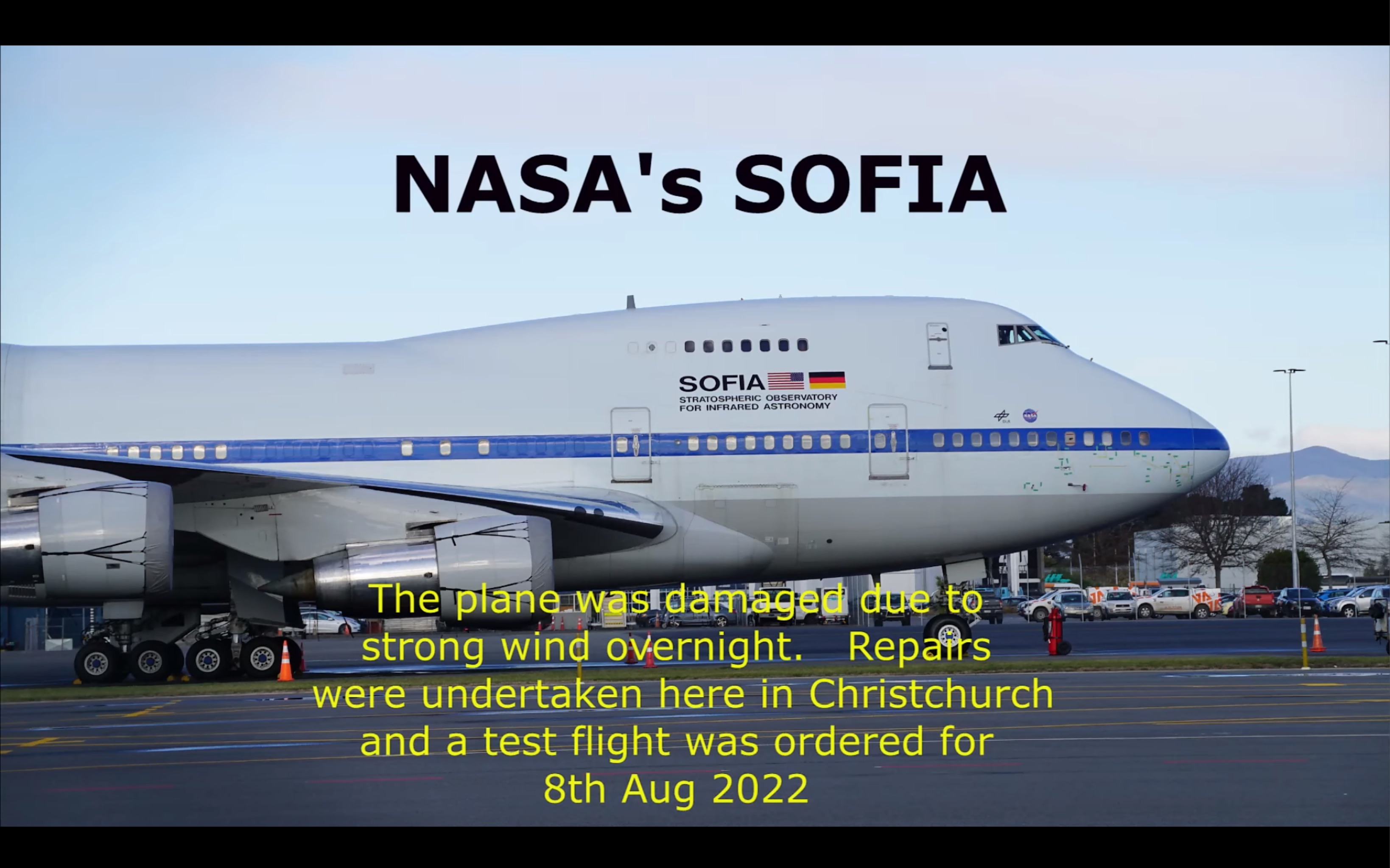 [图]45岁的NASA波音747SP 2022年继续试飞训练