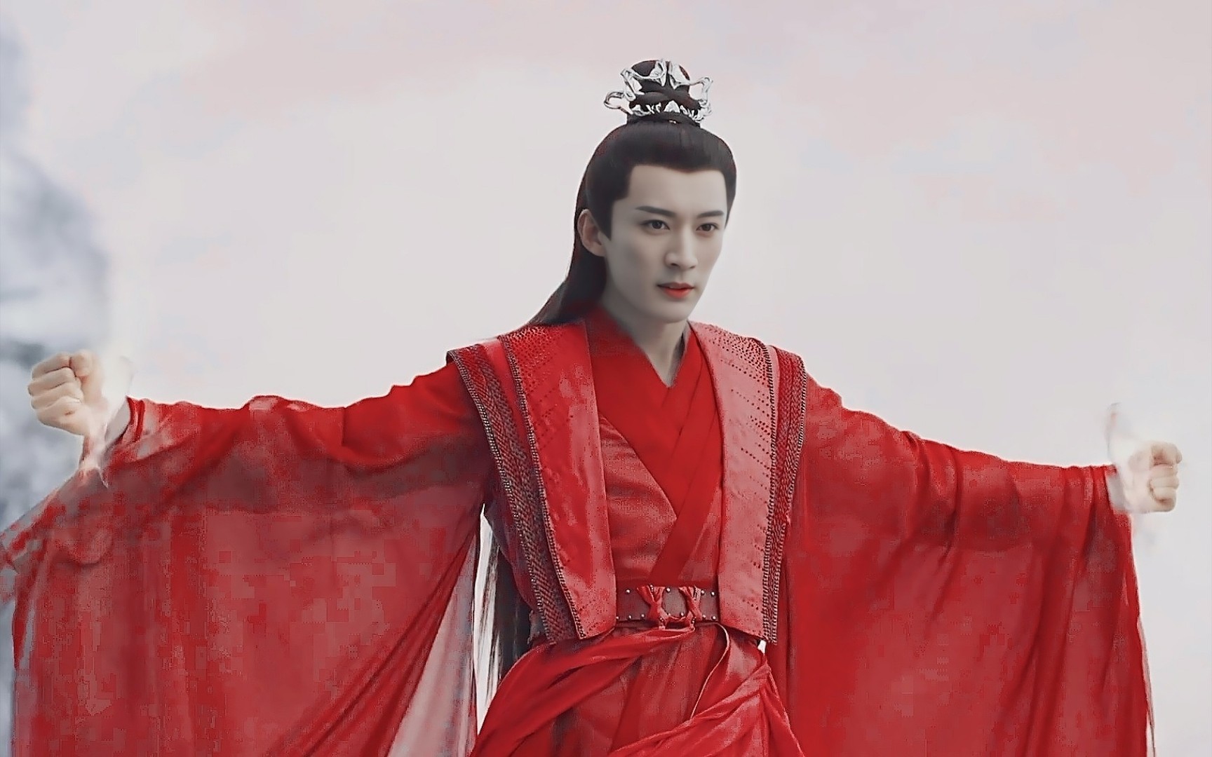 刘学义囍他穿着红衣来娶你了上花轿吧红衣美人风华绝代