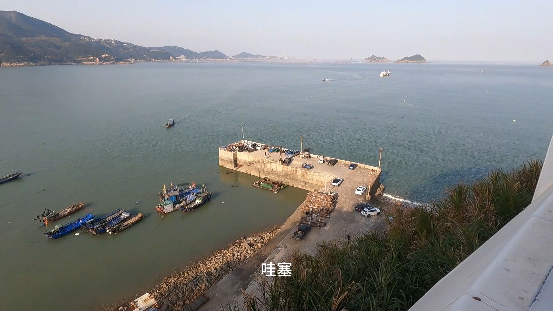 环游中国边境线-福建霞浦东海1号风景线登高观高罗海滩全貌